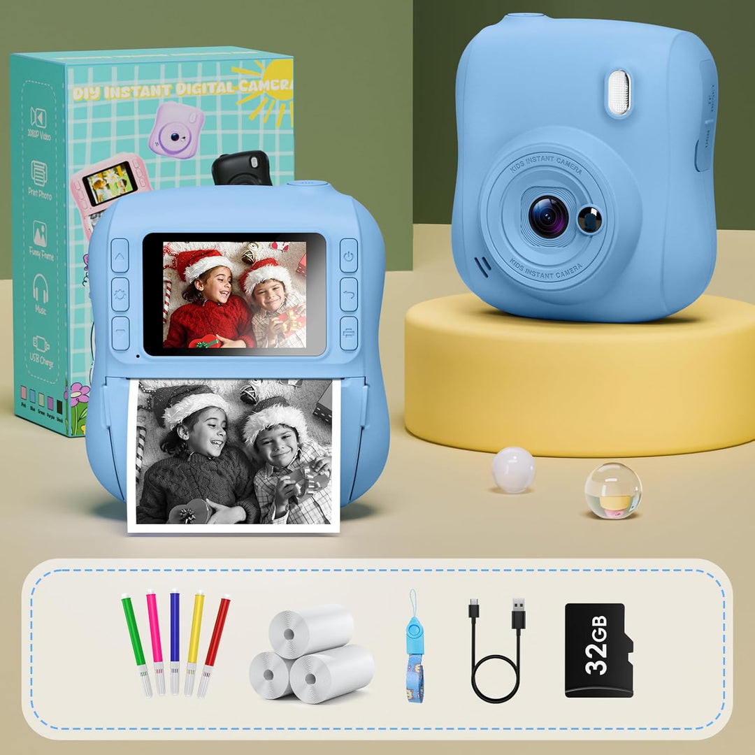 Cámara de impresión instantánea para niños, los mejores regalos de...