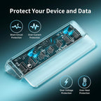 FIDECO, H708C43, hub USB 3.2 de 7 puertos, alimentado