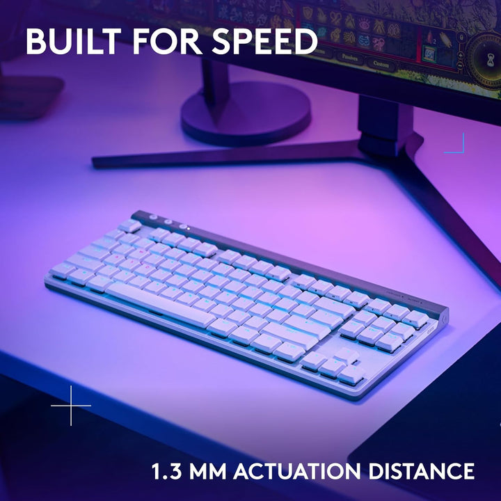 Logitech G515 Teclado inalámbrico para juegos TKL, LIGHTSYNC RGB, d...