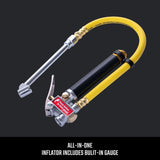 CRAFTSMAN Inflador y medidor de doble pie, 20-120 PSI, válvula de a...