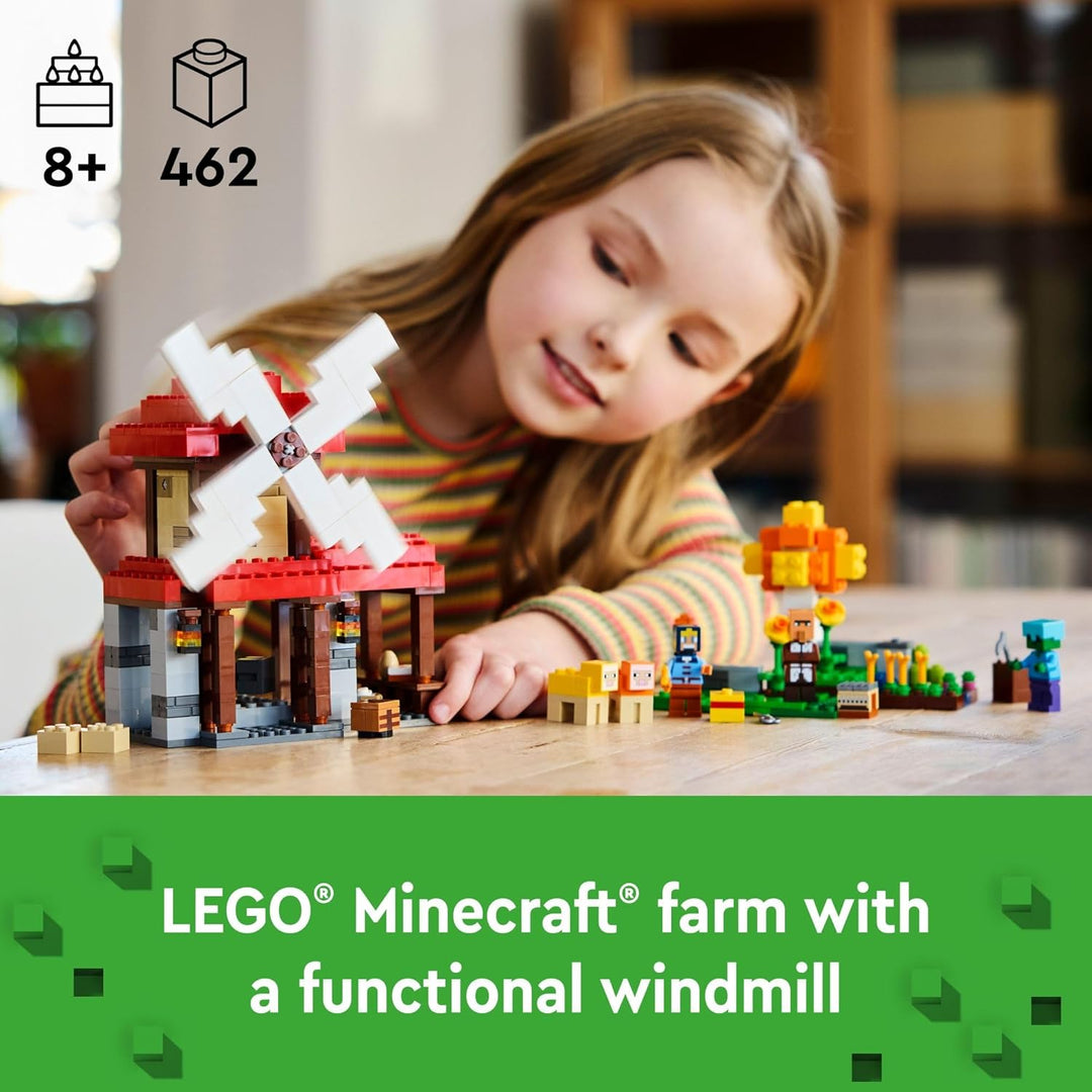 LEGO Minecraft La Granja de Molinos de Viento - Juguetes