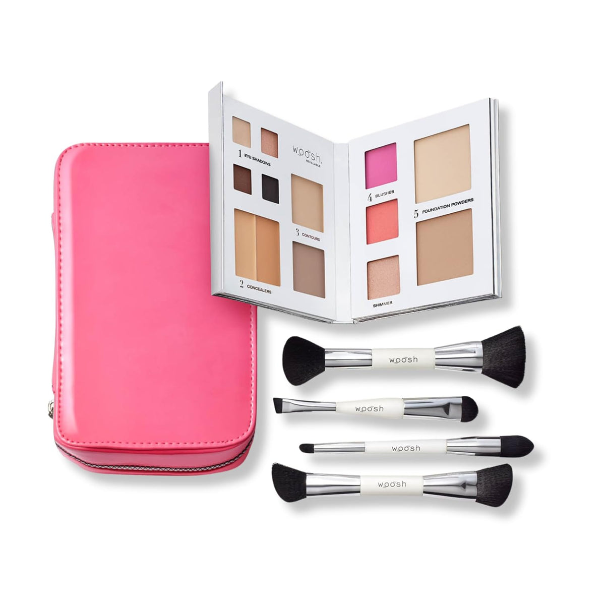 Woosh Beauty, Jetsetter - Paquete de luz media #2, cara plegable no...