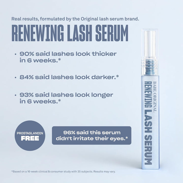BABE ORIGINAL Renewing Lash Serum - Suero de pestañas con infusión...