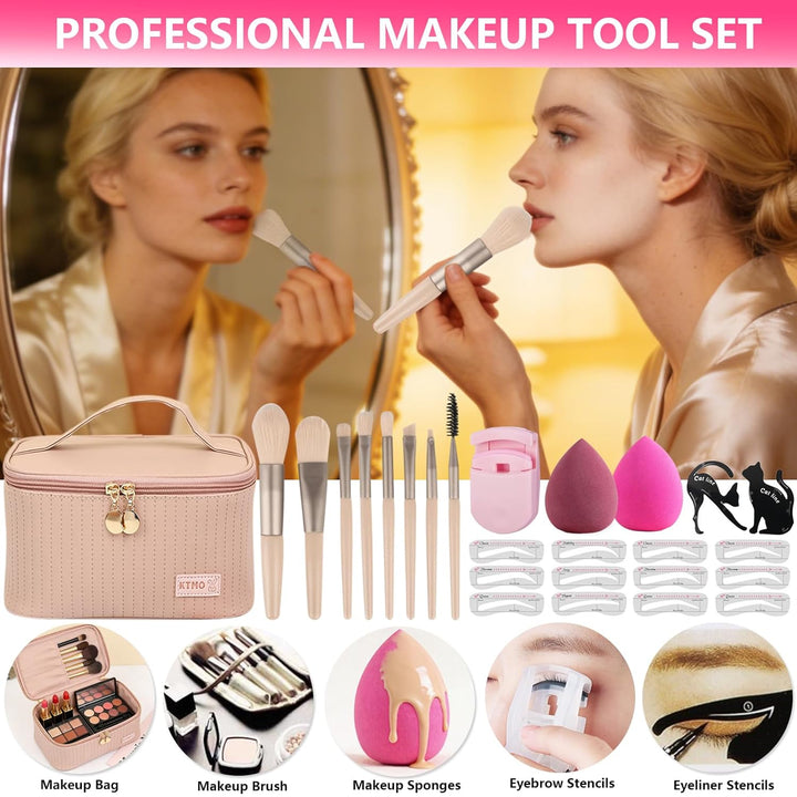 Kit completo de maquillaje todo en uno para mujeres, juego de regal...