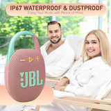 JBL Altavoz Bluetooth portátil Clip 5, IP67 impermeable y a prueba...