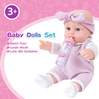BDDOLL Juego de muñecas de bebé de 12 pulgadas con ropa