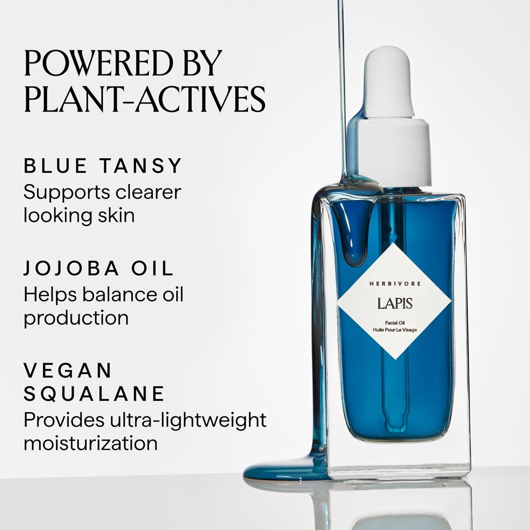 HERBIVORE Aceite facial de Lapis Blue Tansy - Hidratante que equili...