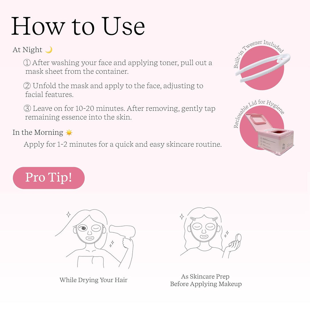 ByUR Vita Giving Daily Aqua Serum Mask (30 unidades) Máscara facial...