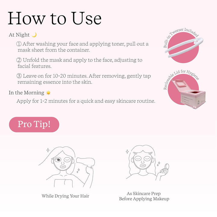ByUR Vita Giving Daily Aqua Serum Mask (30 unidades) Máscara facial...