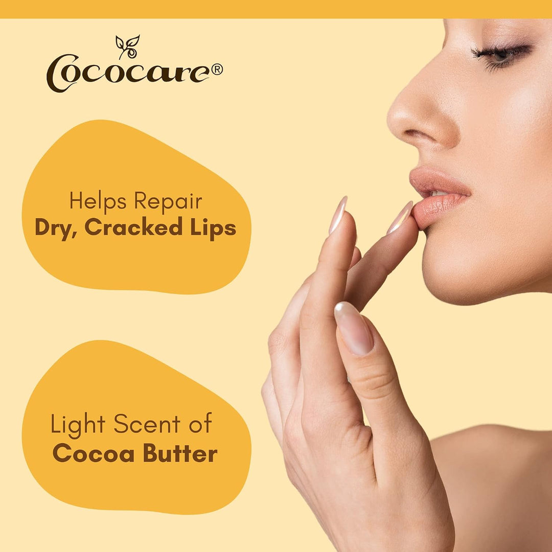 Cococare Bálsamo labial de manteca de cacao 0.15oz (24 piezas)