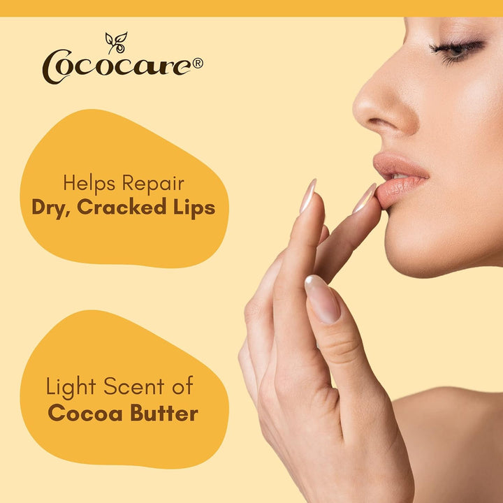 Cococare Bálsamo labial de manteca de cacao 0.15oz (24 piezas)