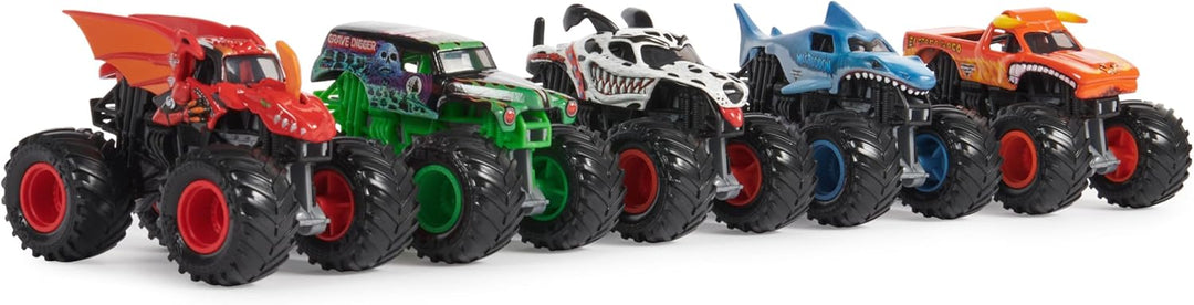 Monster Jam Paquete de 5 camiones monstruo a escala 164