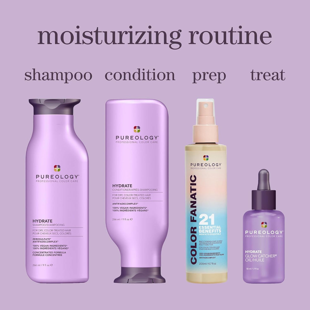 Pureology Hydrate Conditioner - For Dry or Color Treated Hair, Nour...