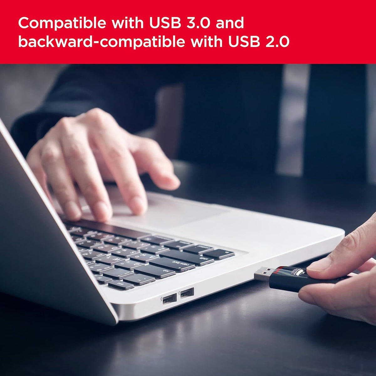 SANDISK SDCZ48-064G-GAM462 - Paquete de 2 unidades flash Ultra USB...