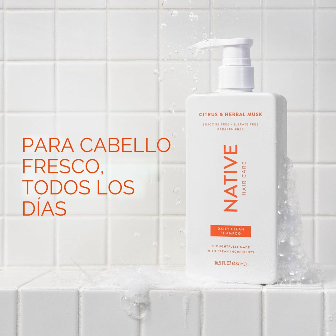 Native El champú y acondicionador contienen ingredientes derivados...
