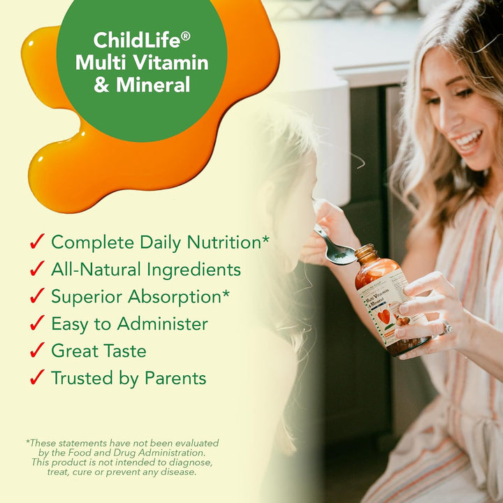CHILDLIFE ESSENTIALS Multivitamínico y mineral para niños, multivit...
