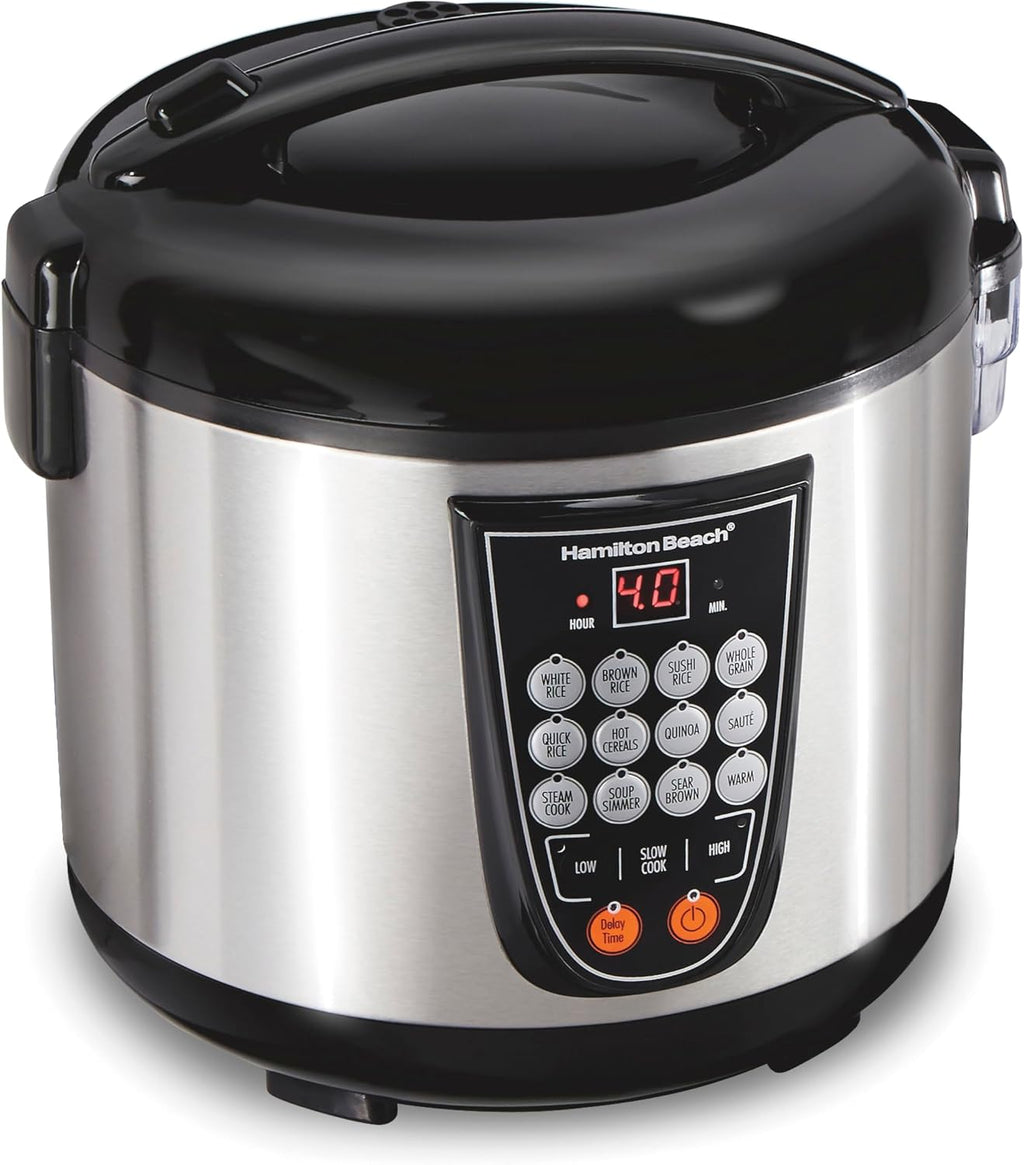 Hamilton Beach Arrocera digital programable y vaporizador de alimentos