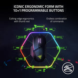 Razer Basilisk V3 Pro - Mouse inalámbrico personalizable para juego...