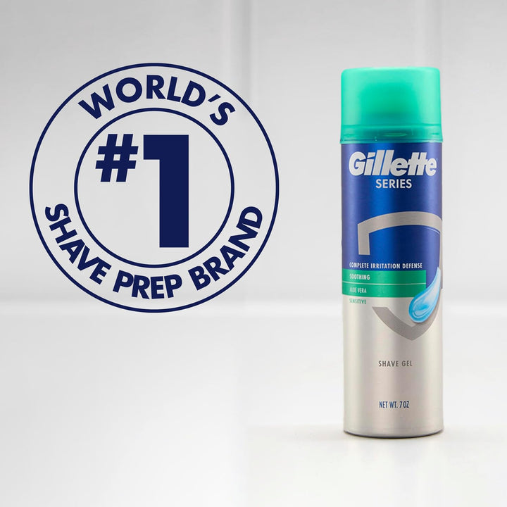 Gillette Gel de afeitado sensible de la serie TGS 7 Oz 6ct