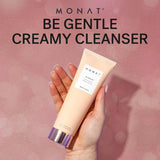 MONAT Be Gentle Creamy Cleanser - Limpiador facial suave que limpia...