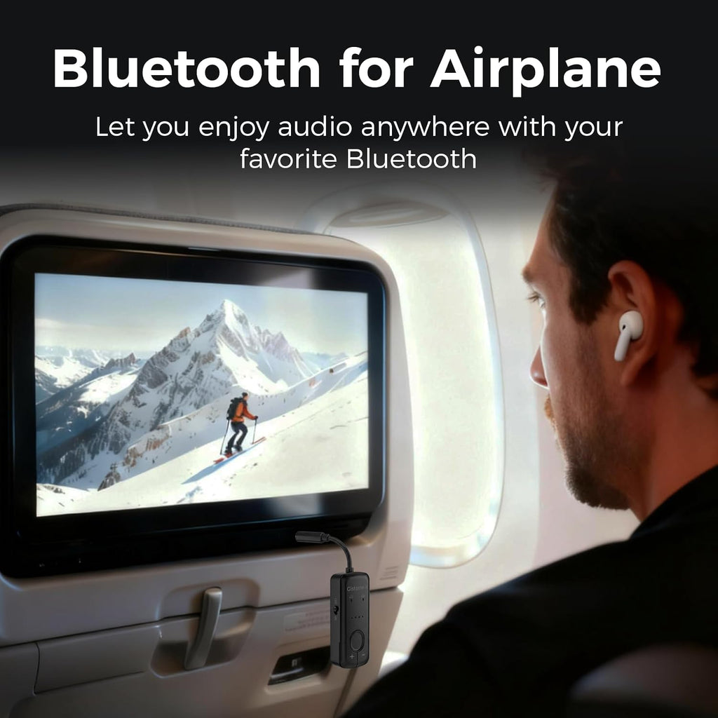 Adaptador Bluetooth de avión para 2 Airpods o auriculares