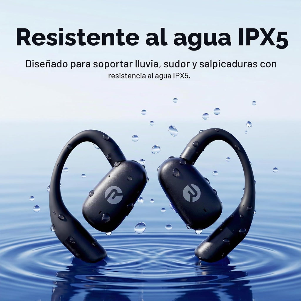Raycon Everyday - Auriculares de oreja abierta, doble micrófono, 40H, color