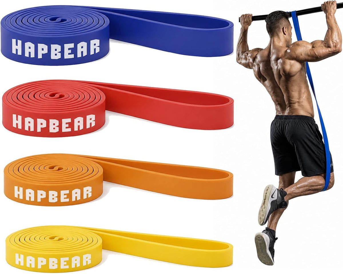 HAPBEAR Pull Up Assistance Bands - Pull Up Bands - Resistance Bands - Exercise Bands Resistance Bands Set de 5 - Workout Bands para Working Out, Stretching, Muscle Training