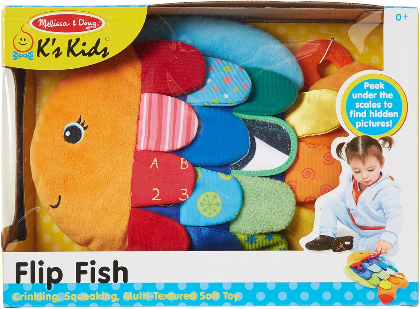Melissa Doug Flip pescado suave juguete de bebé