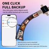 LONGWIND - Unidad flash USB 3.0 de alta velocidad de 512 GB, memori...