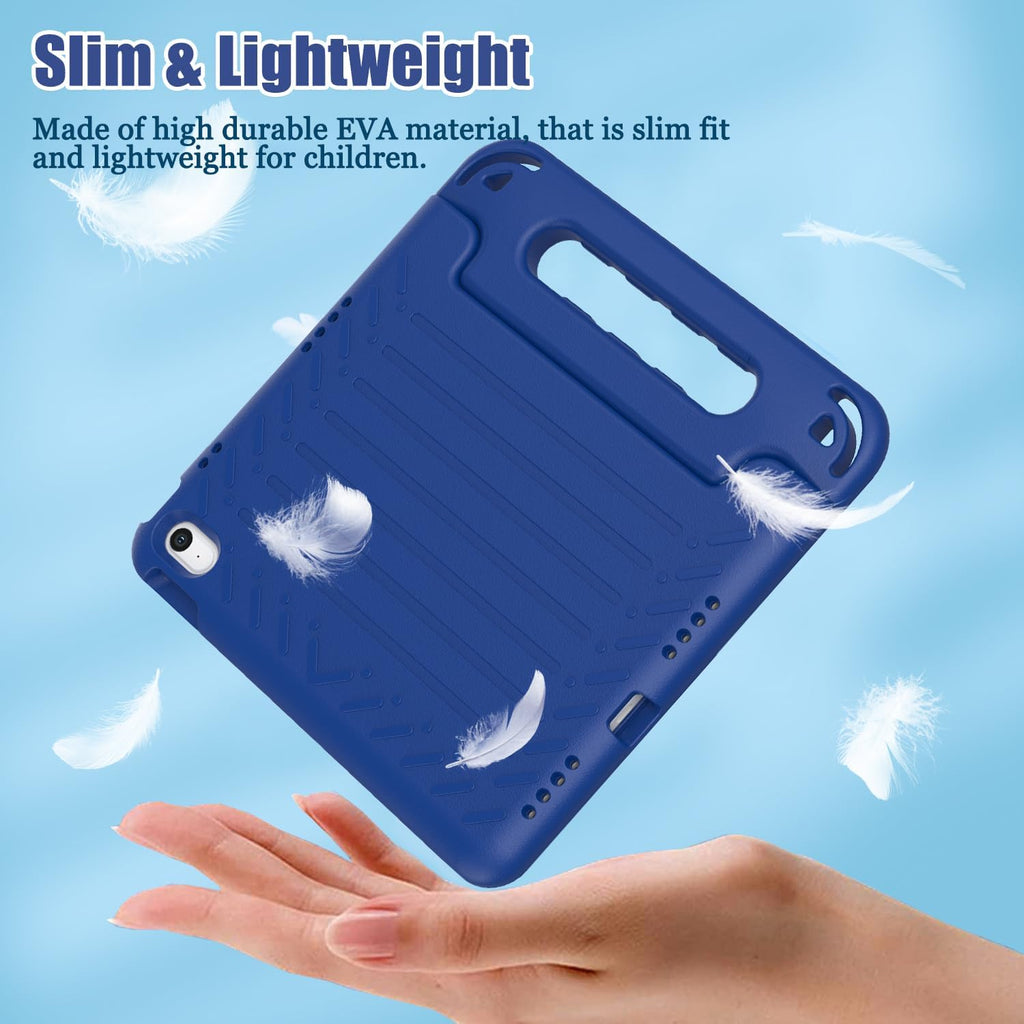 Funda infantil para iPad (A16) de 11ª generación de 11 pulgadas 2025, iPad de 10.9 pulgadas 2022 con protector de pantalla integrado, duradero, a prueba de golpes, ligera, con mango para i Pad