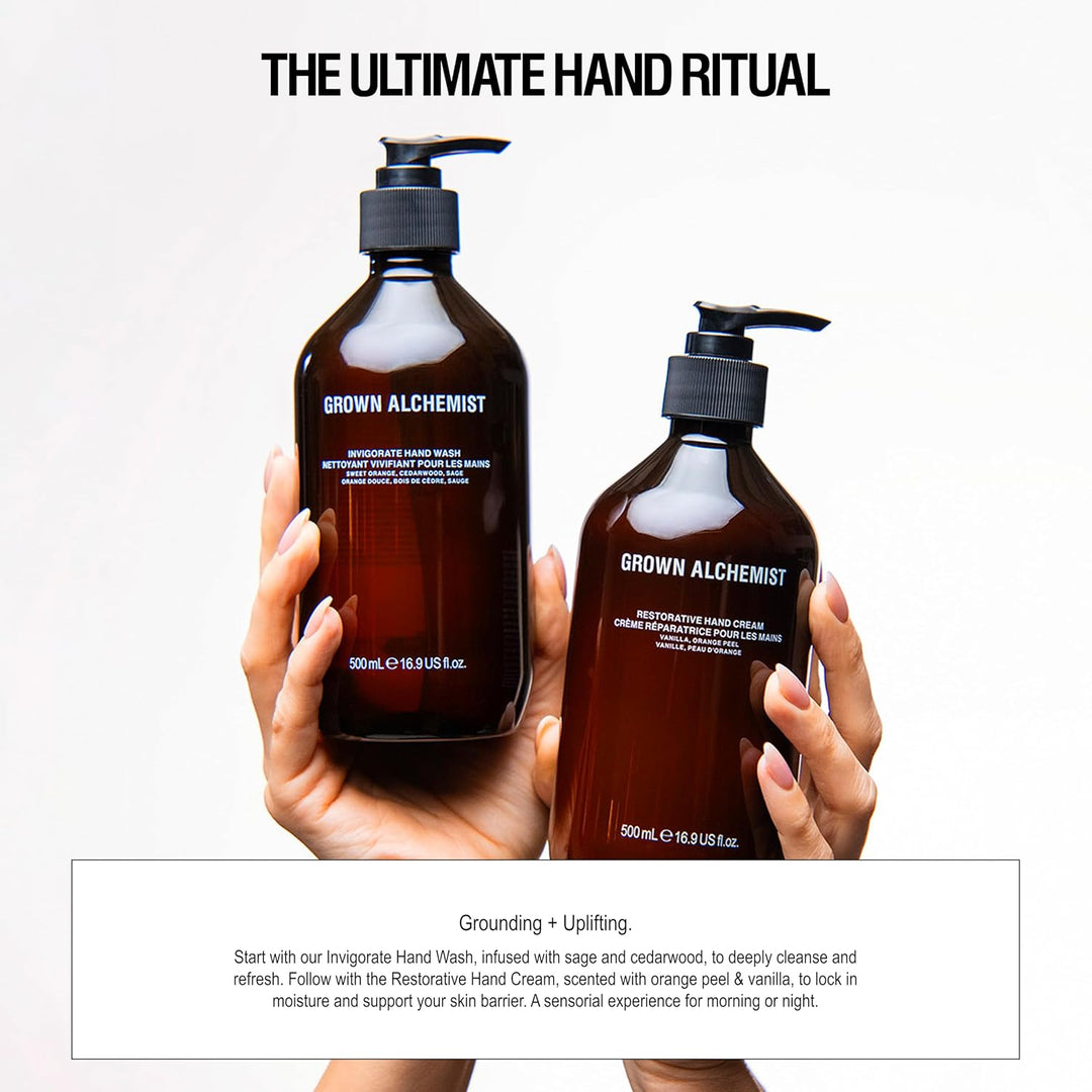 Grown Alchemist Set de lavado de manos vigorizante + recarga \u2013...