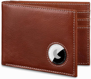 VISWORLD Billetera para hombre con soporte para Airtag, billetera p...
