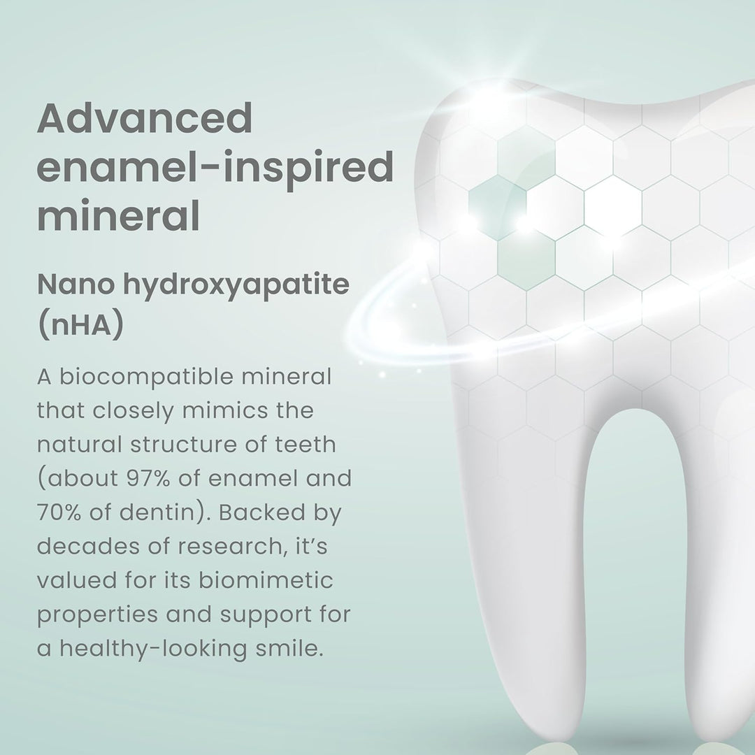 Himalaya Botanique Whitening+ Pasta de dientes hidroxiapatita, ment...