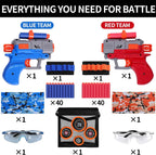 Conjunto de Práctica de Blanco para Perforación, para edades 6+, Compatible con Nerf Guns, Negro