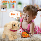 Koonie - Juguete de peluche parlante de Golden Retriever que repite...