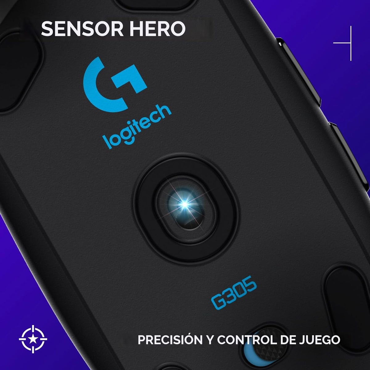 Logitech G 305 LIGHTSPEED - Mouse inalámbrico para juegos, sensor H...