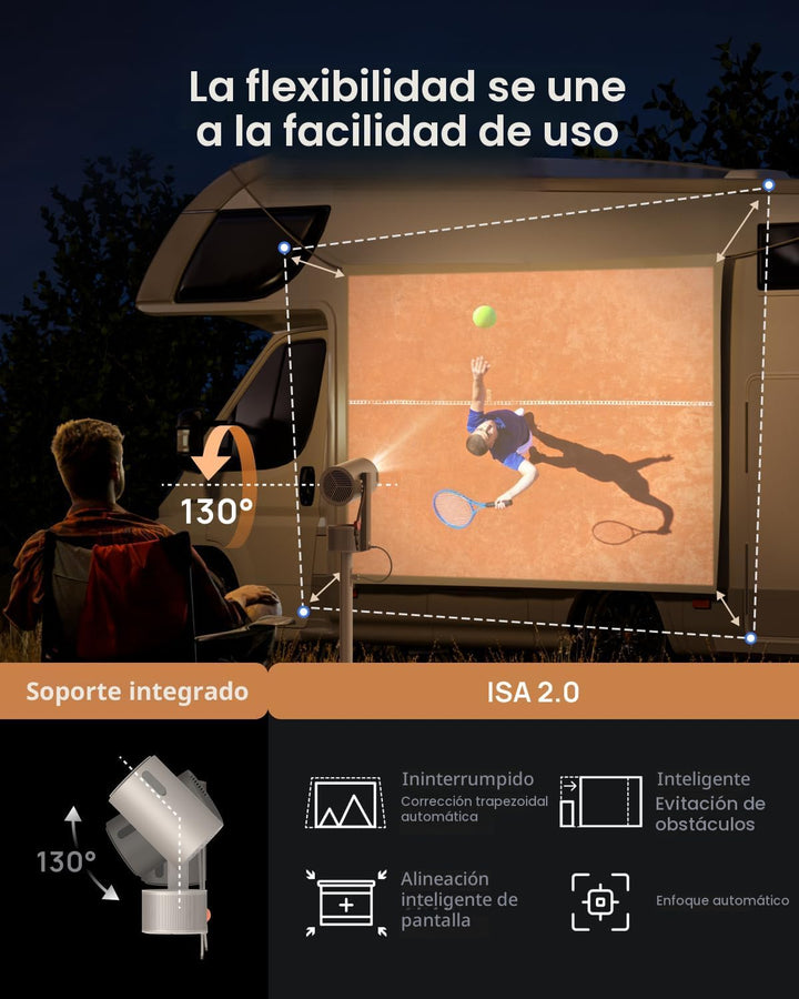 XGIMI MoGo 3 Pro NUEVO Proyector para Exteriores con Soporte PowerB...