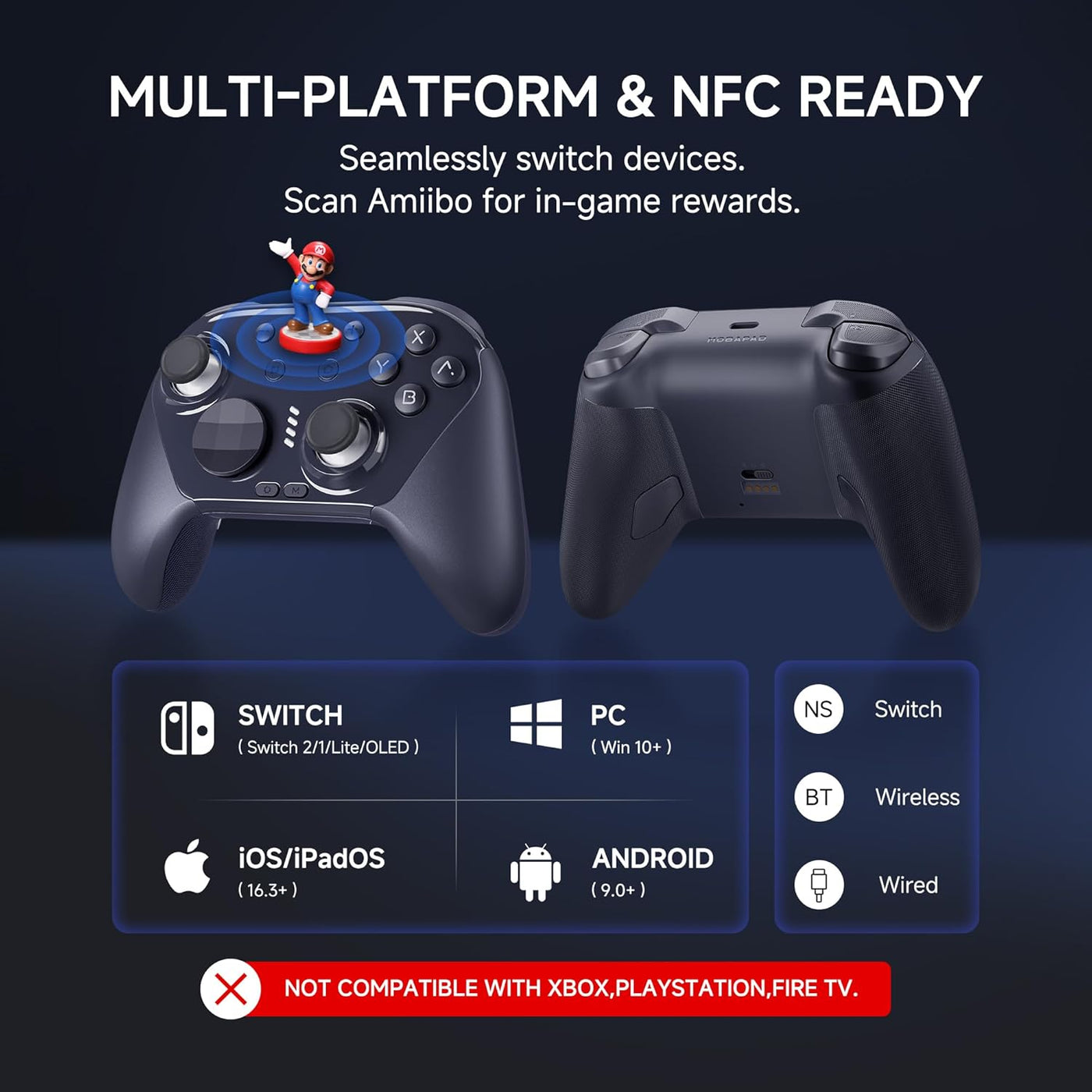 MOBAPAD Chitu2 HD Wireless Pro Controller for Nintendo Switch 2\/1...
