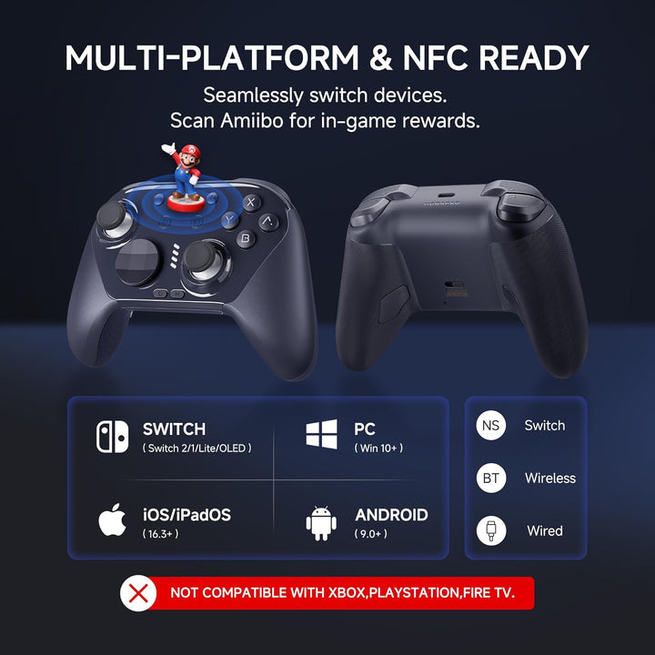 MOBAPAD Chitu2 HD Wireless Pro Controller for Nintendo Switch 2\/1...
