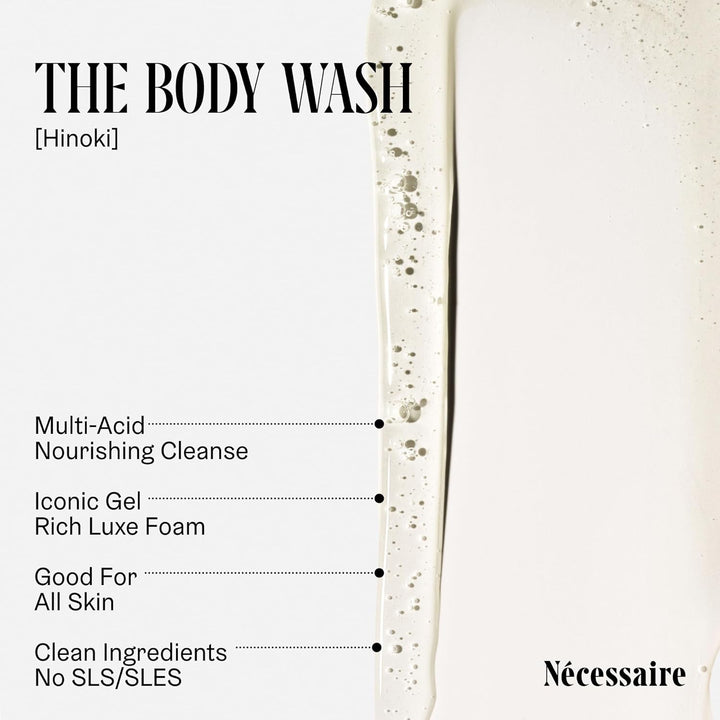 Nécessaire The Body Wash Hinoki. Jabón corporal natural para mujere...