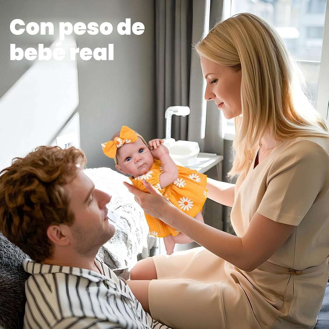Aori Muñeca de bebé recién nacida realista para niña de 20 pulgadas...