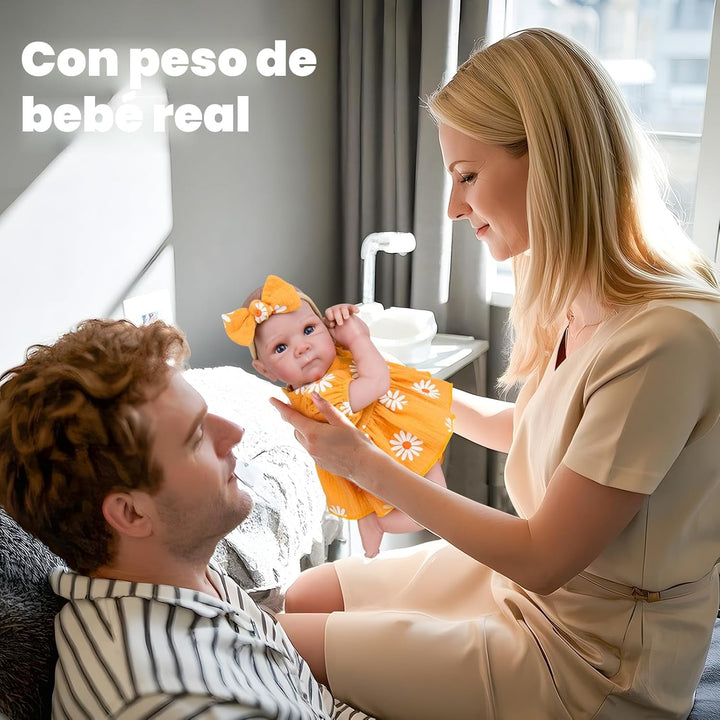 Aori Muñeca de bebé recién nacida realista para niña de 20 pulgadas...