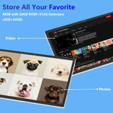 IWEGGO Tableta Android 15, 10 pulgadas 12GB RAM+64GB ROM Tablets co...