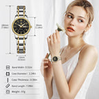 OLEVS Relojes para mujer Vestido 30M Banda larga impermeable para muñecas
