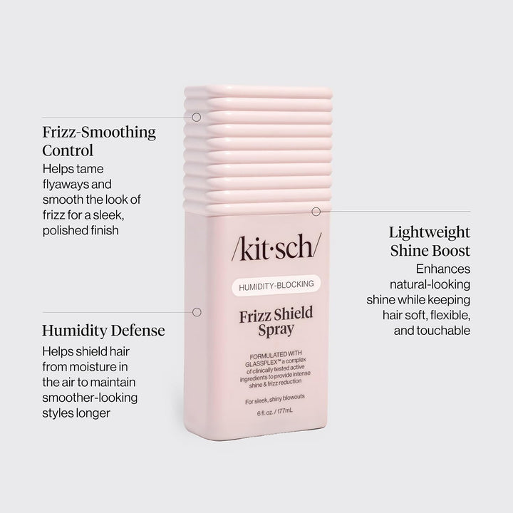 Kitsch Frizz Shield - Spray para el cabello con control de encrespa...