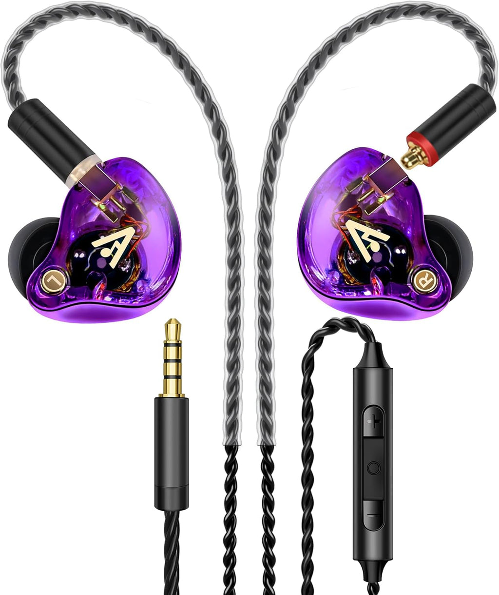 Audiovance Vibes 202M - Auriculares con cable con monitor de oído H...