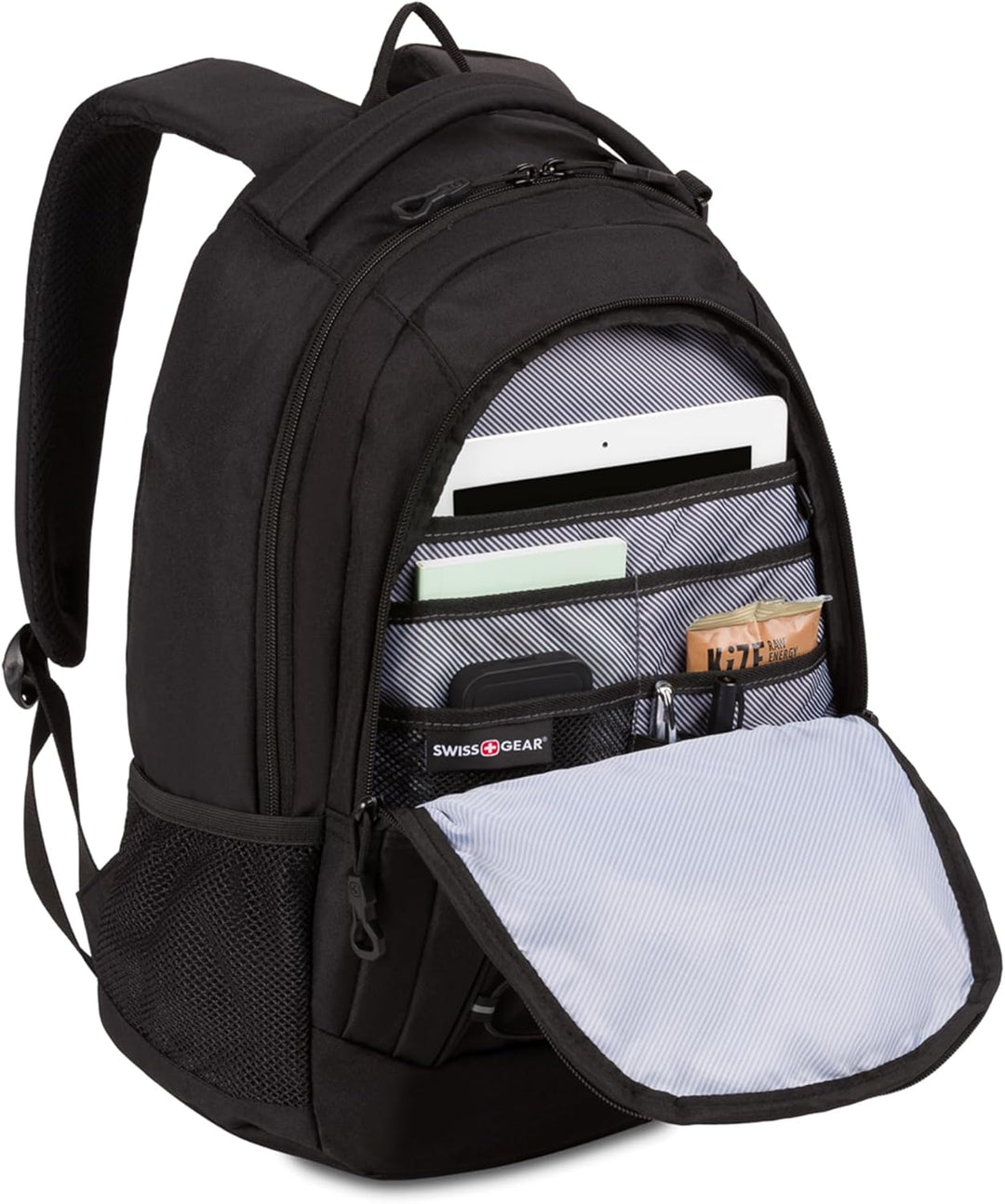 SwissGear 1186 Travel Gear Mochila Bungee Ligera, Negro, 17 pulg.