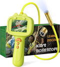 Cámara de boroscopio para niños con luz, juguete educativo de ciencia STEM para niños y niñas de 3, 4, 5, 6, 7, 8 años, regalo de cumpleaños, descubrimiento y exploración, batería flexible de alcance