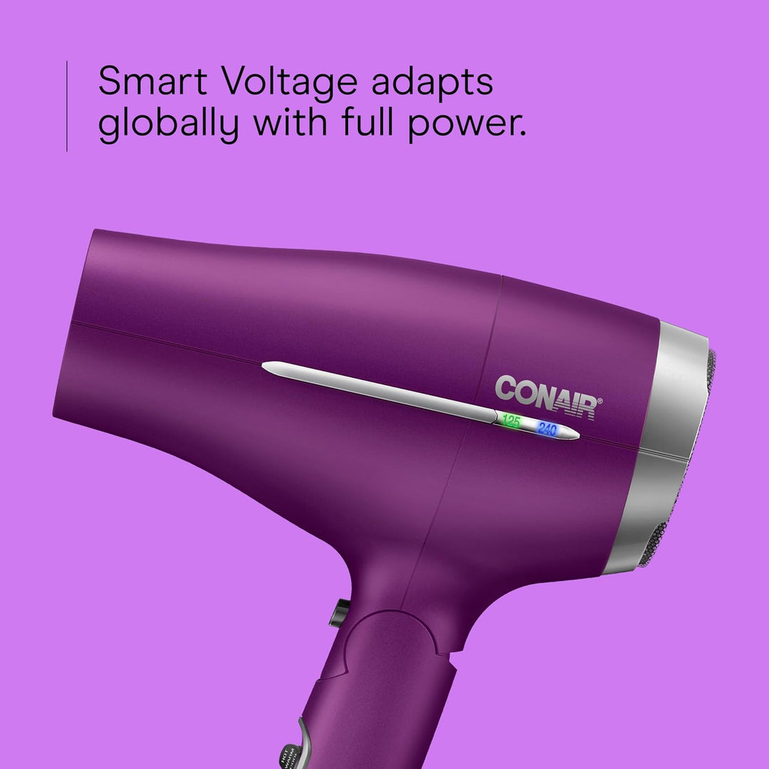 Conair Worldwide Secador de pelo con mango plegable con concentrado...
