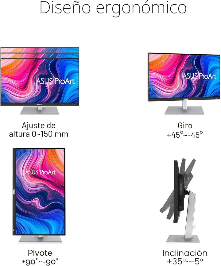 ASUS ProArt PA279CV - Monitor profesional USB-C 4K UHD de 27 pulgad...